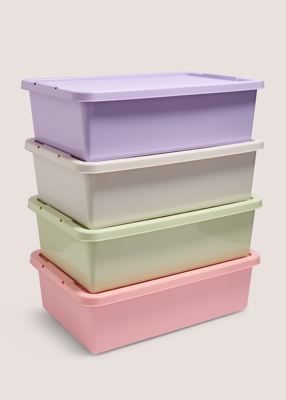 Pink Storage Rattan Lid (32L)