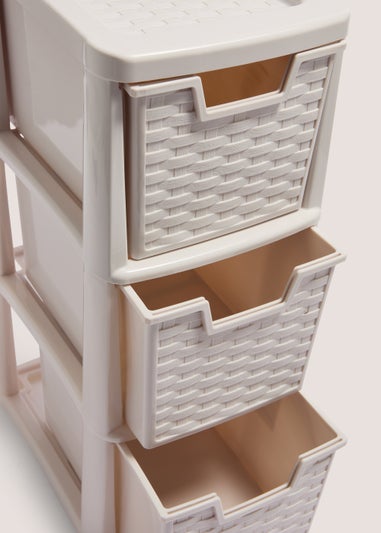 Grey Small Drawers (26cmx19cmx48cm)