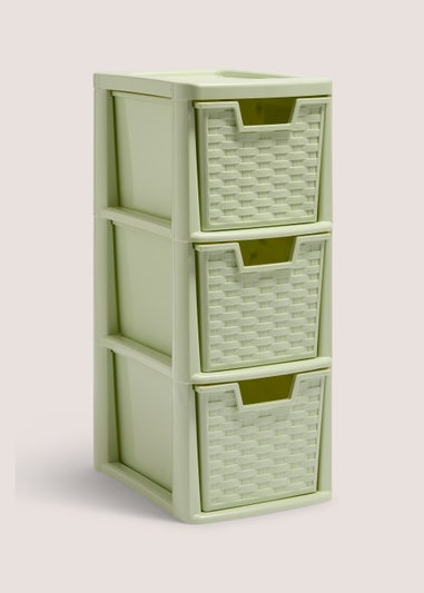 Green Small Drawers (26cm x 19cm x 48cm)
