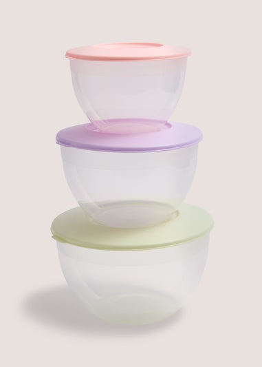 Set of 3 Mixing Bowls (1.1-3.2L)