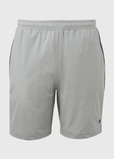 Souluxe Woven Pique Shorts Grey