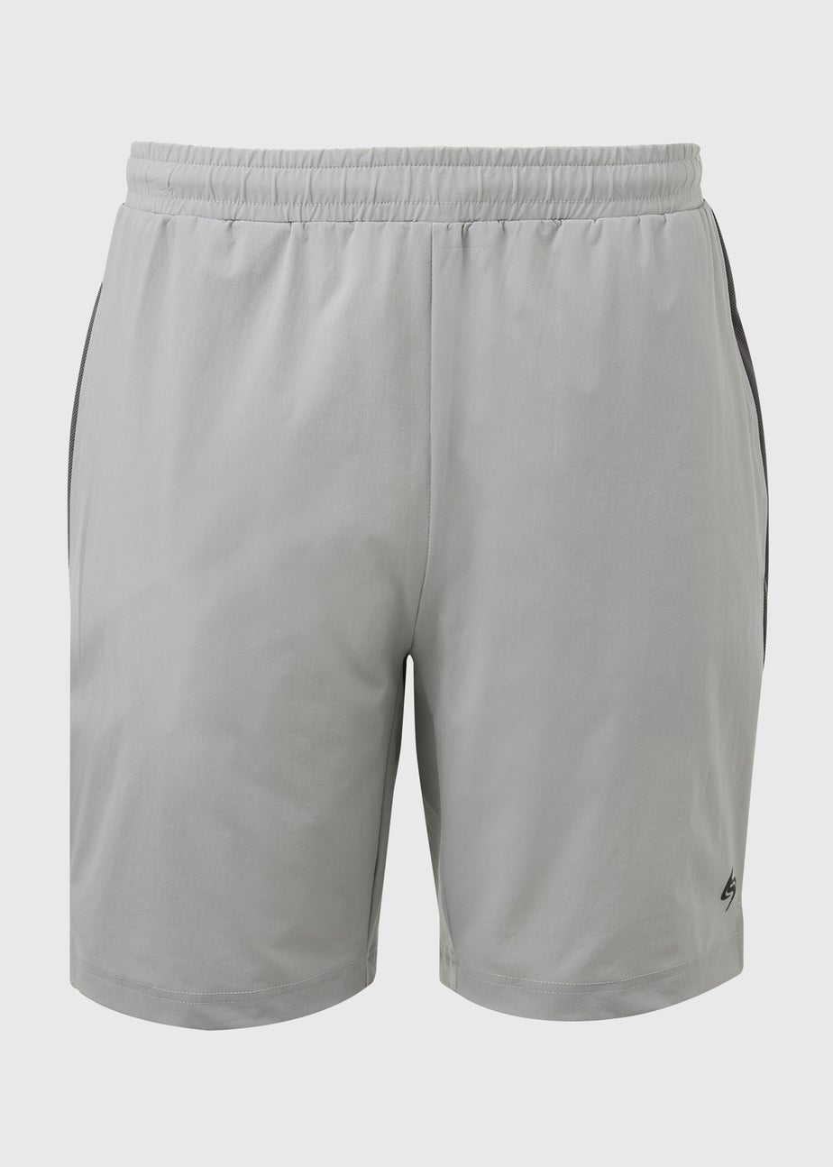 Souluxe Woven Pique Shorts Grey