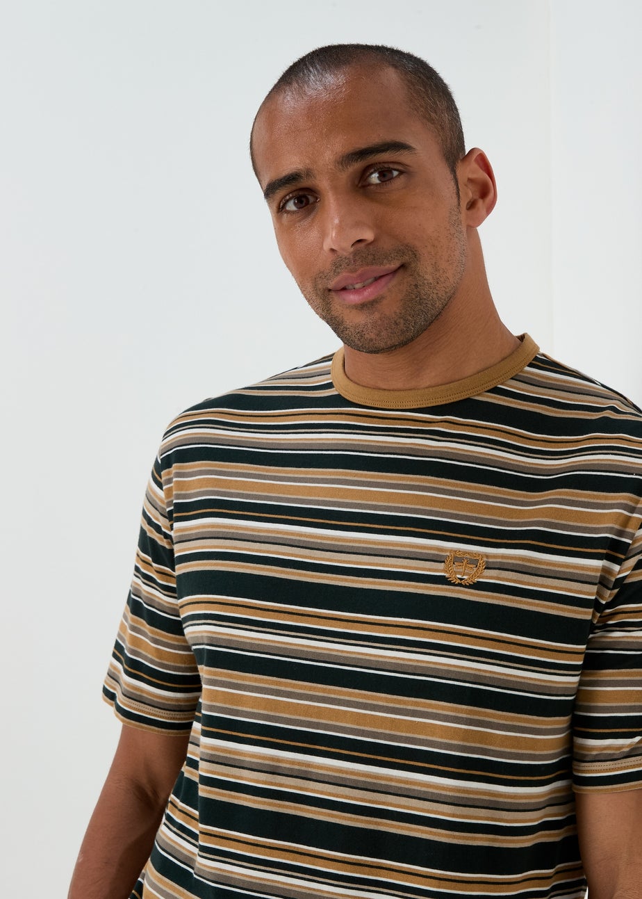 Orange & Black Stripe T-Shirt