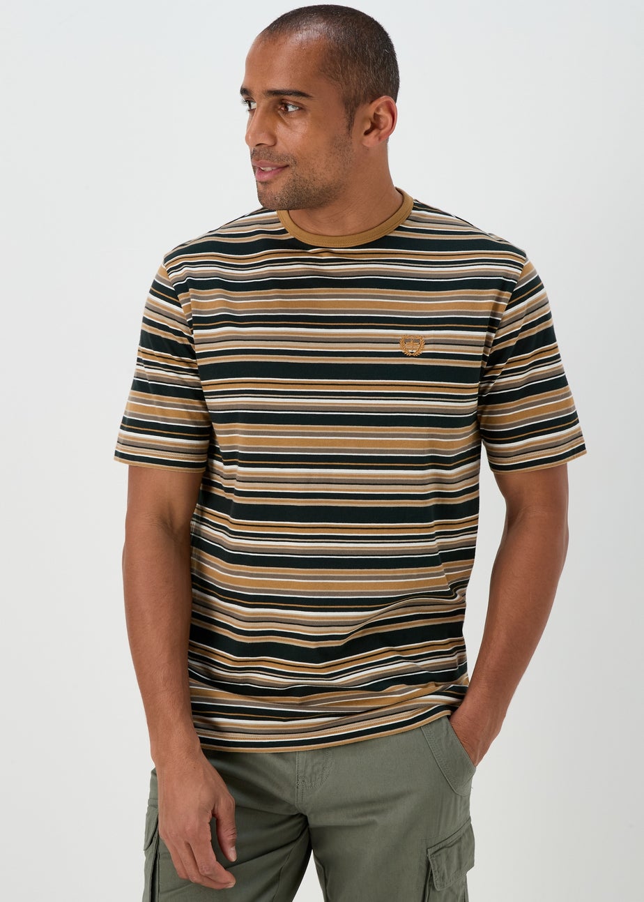 Orange & Black Stripe T-Shirt