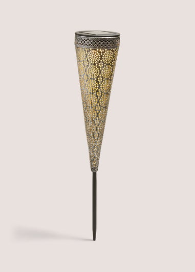 Outdoor Metal Cone Solar Stake