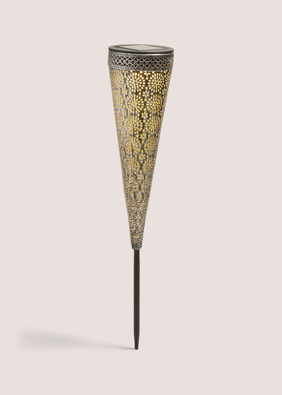 Outdoor Metal Cone Solar Stake