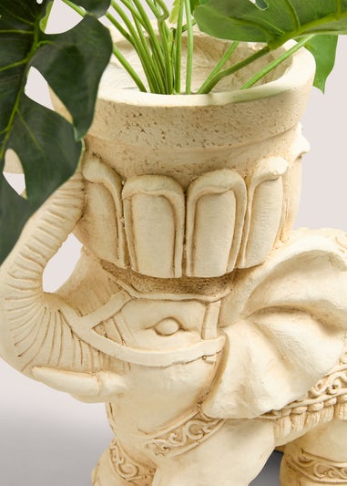 Outdoor Natural Elephant Planter (42cm x 41.5cm x 45cm)