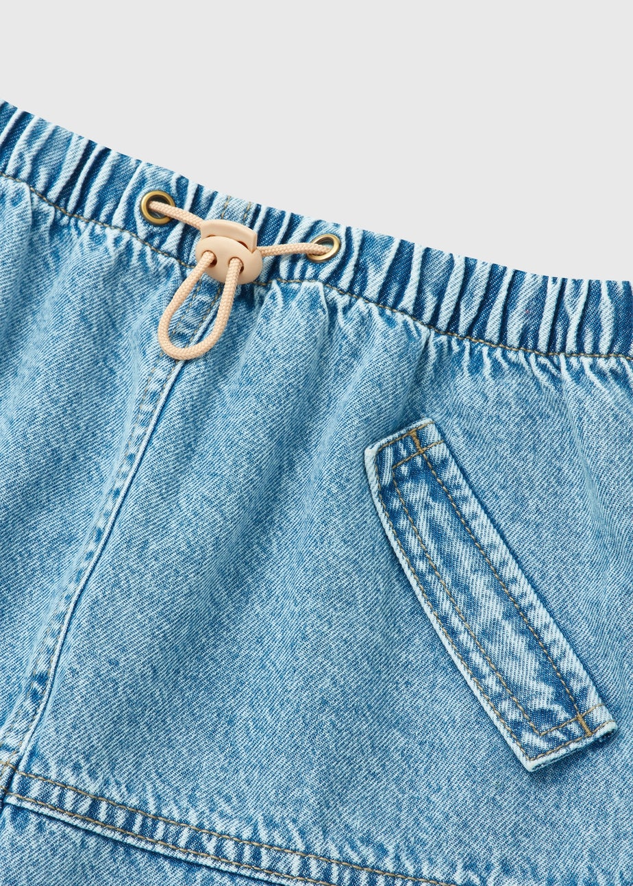 Girls Denim Cargo Skirt (7-13yrs)