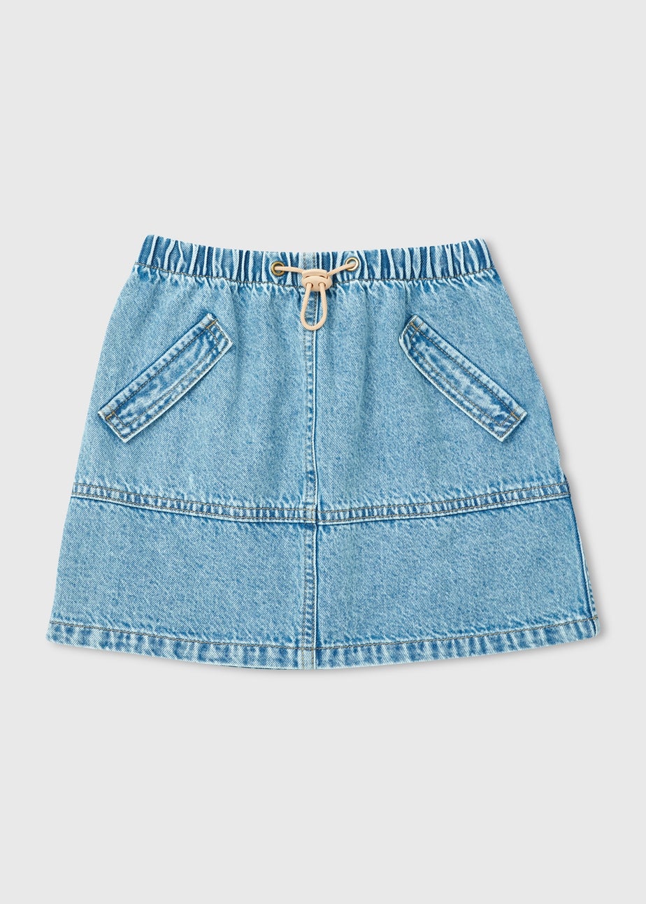 Girls Denim Cargo Skirt (7-13yrs)