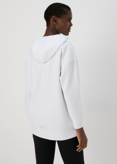 Souluxe White Zip Hoodie