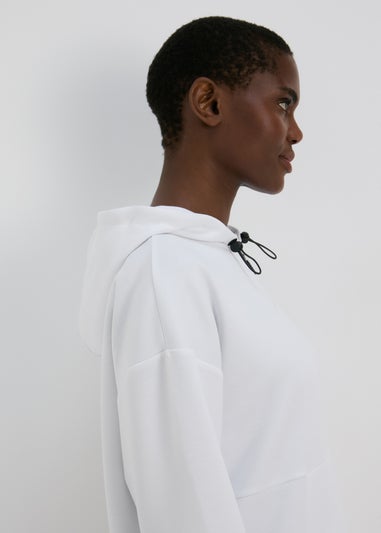 Souluxe White Zip Hoodie