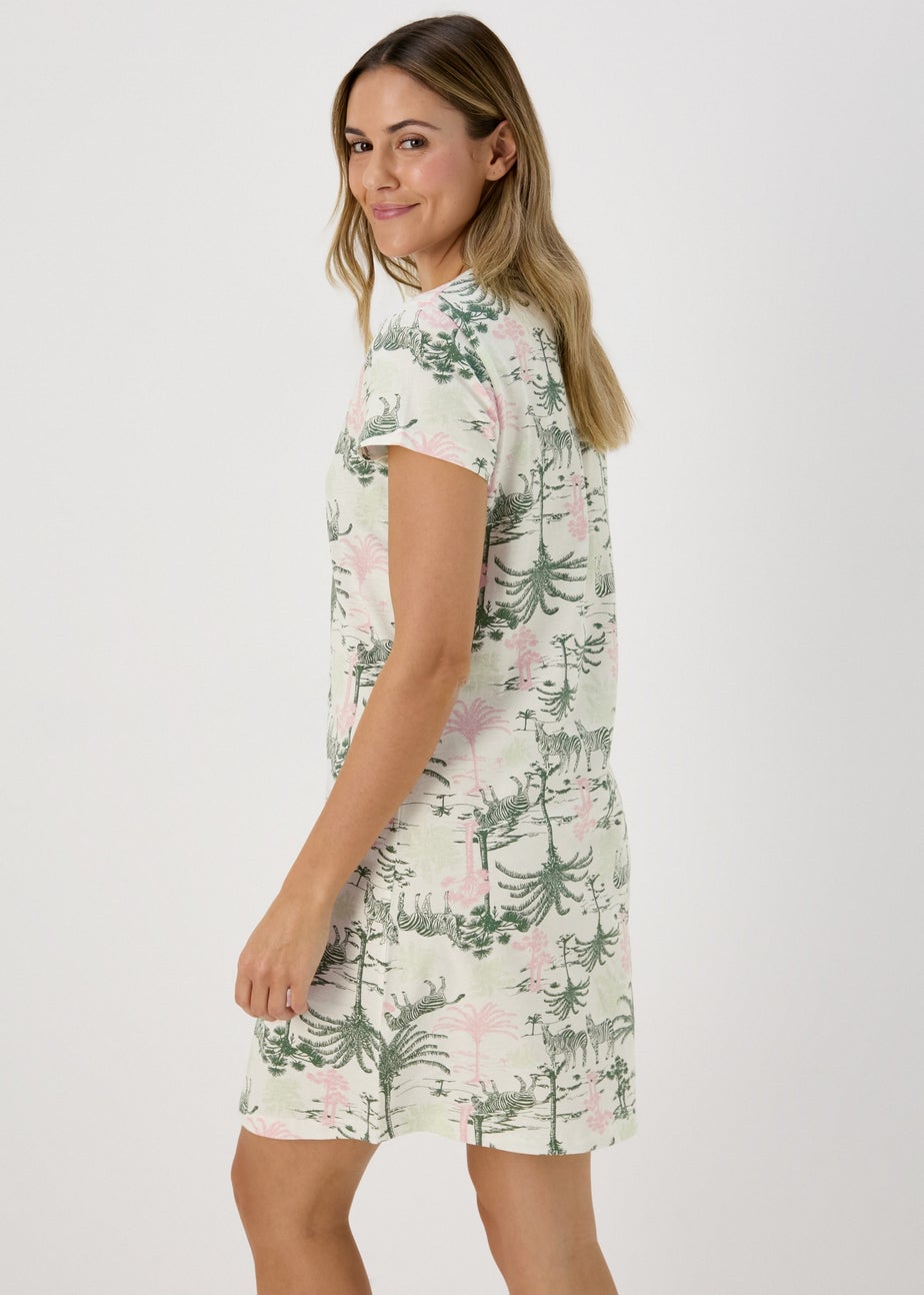 Cream Animal Print Nightie