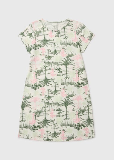 Cream Animal Print Nightie