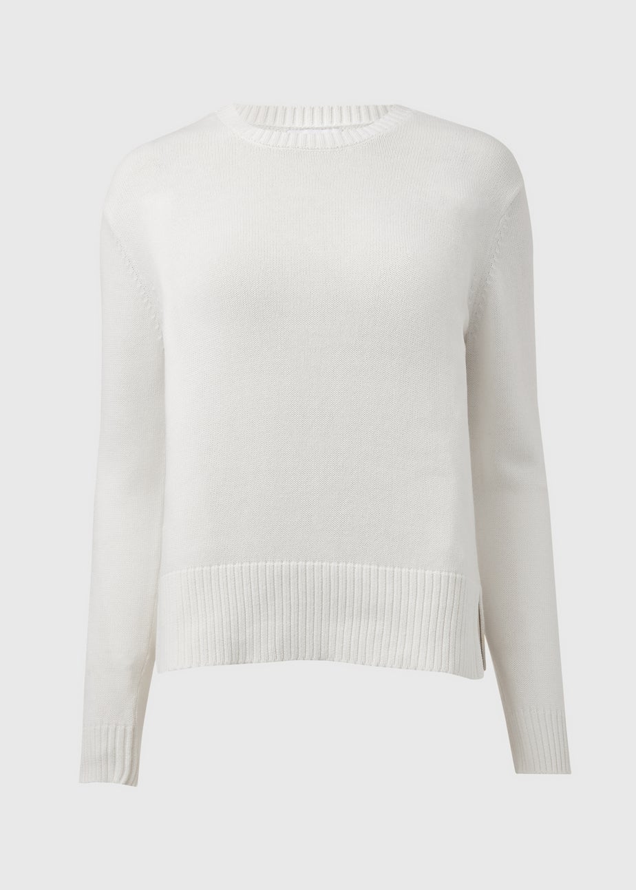 Ivory Solid Jumper