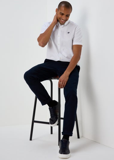 White Casual Oxford Shirt