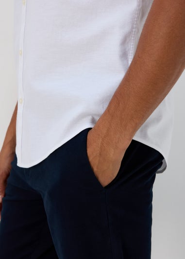 White Casual Oxford Shirt