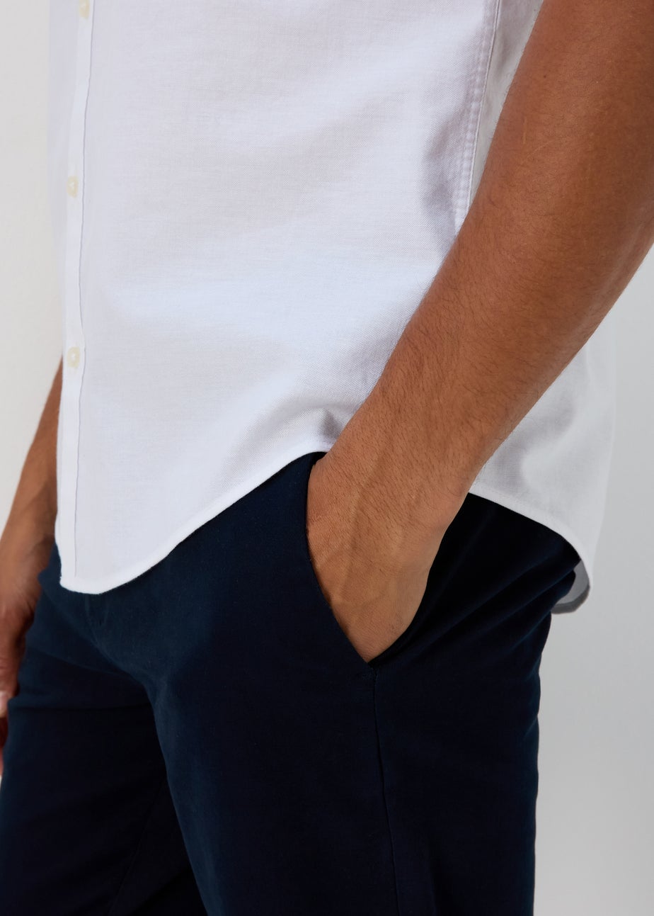 White Casual Oxford Shirt