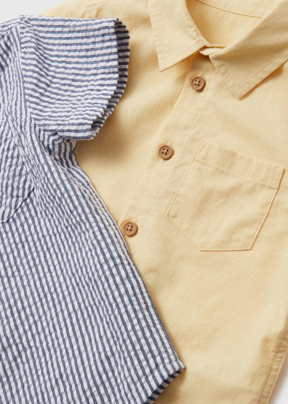 Boys 2 Pack Lemon Shirts (1-7yrs)