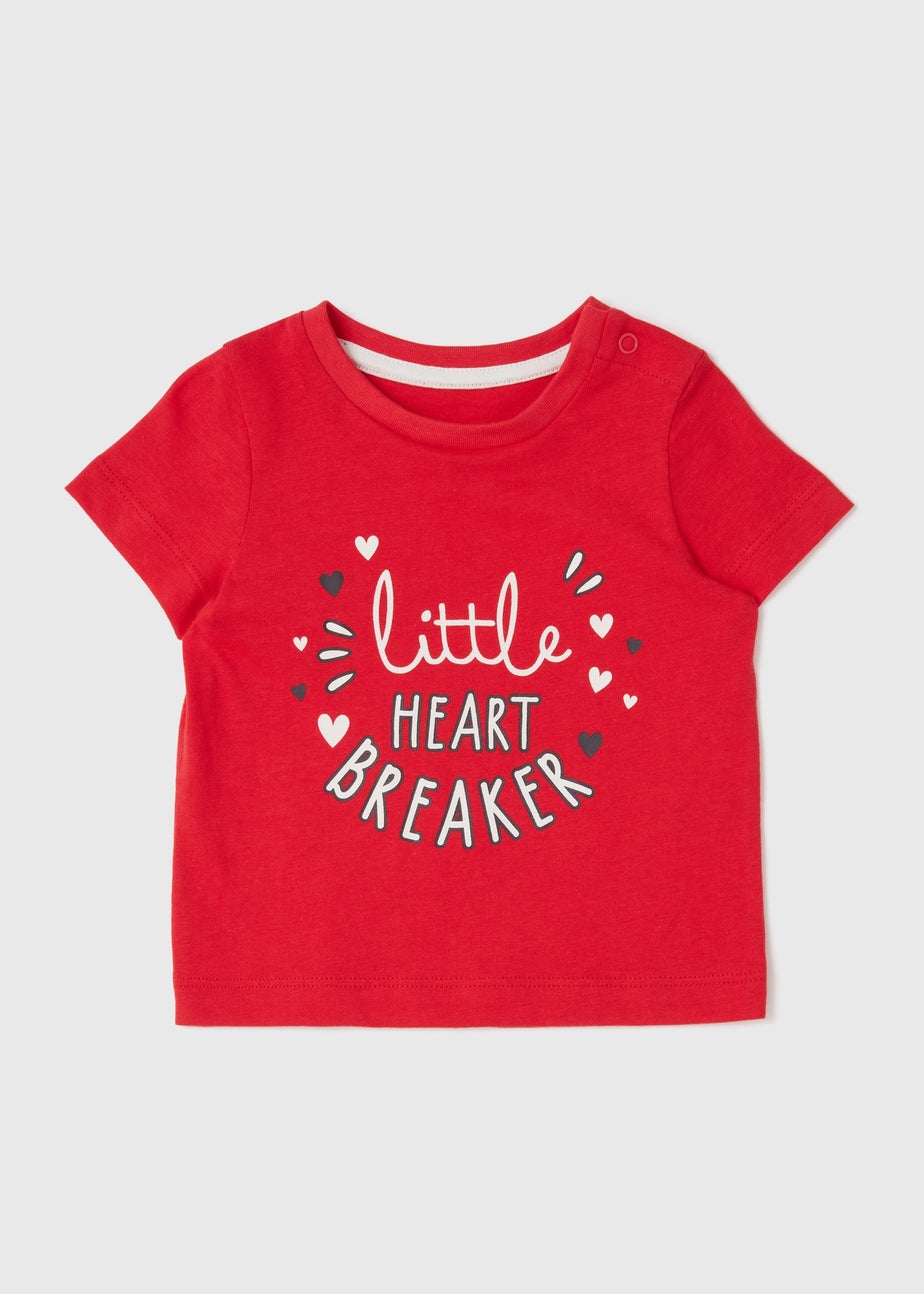 Baby Red Heart Breaker Top (Newborn-23mths)