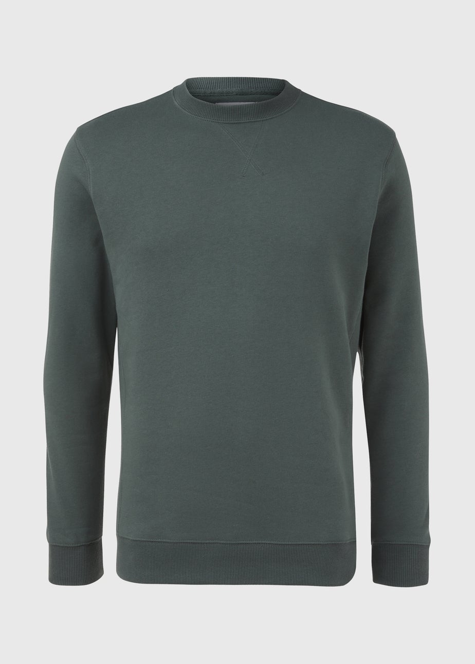 Green Essential Crewneck Sweatshirt