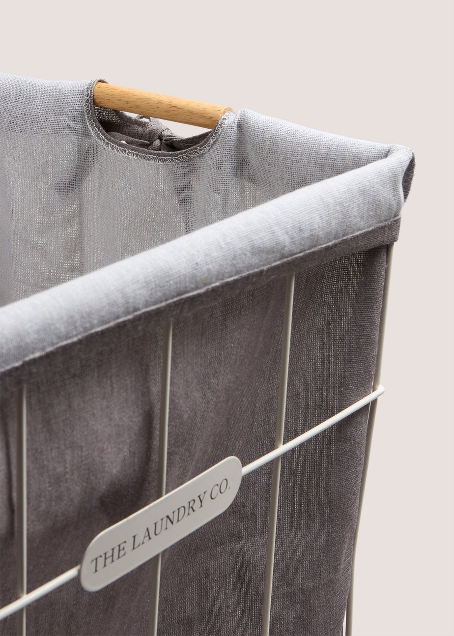 Laundry Co Grey Wire Frame Bag