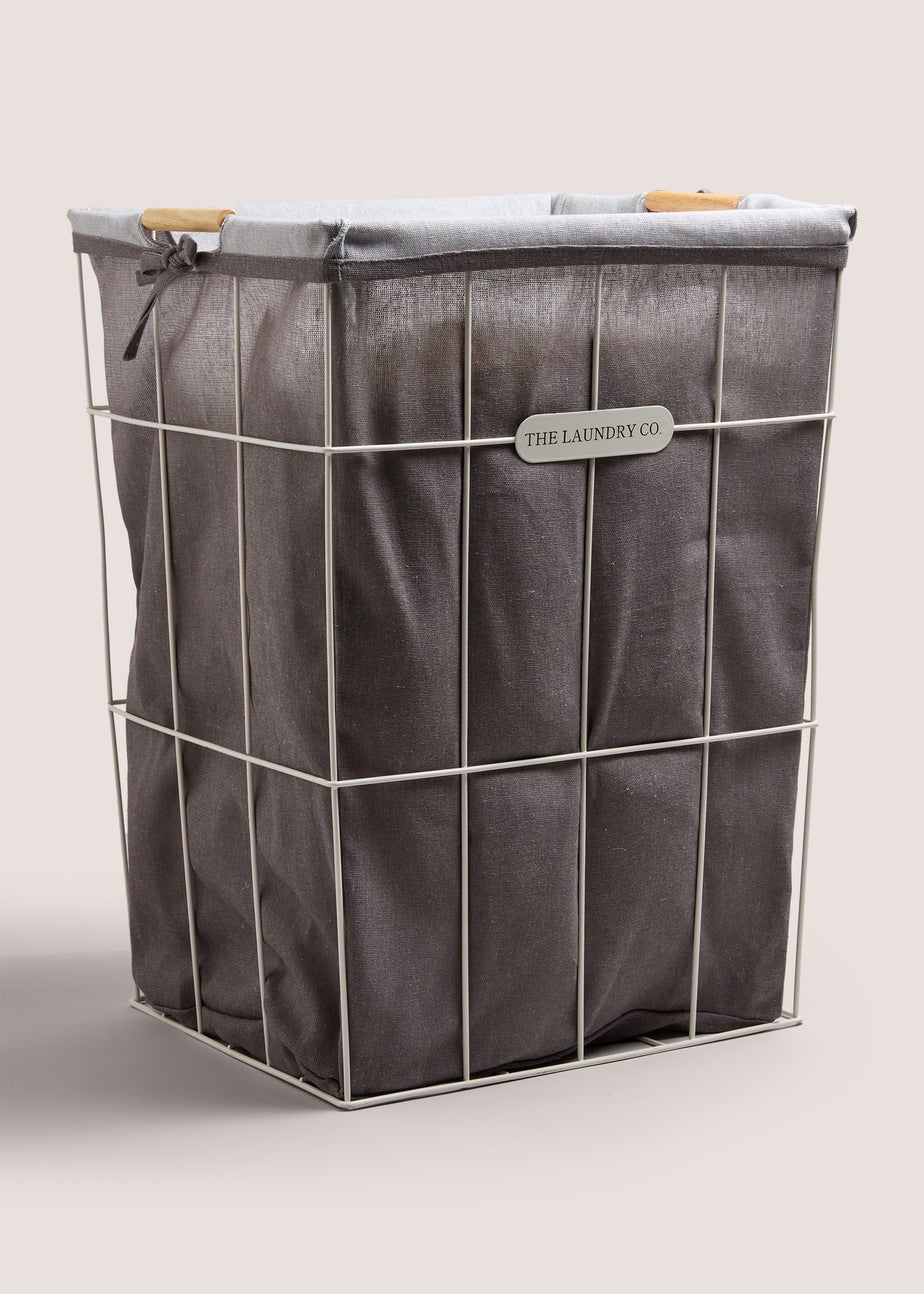 Laundry Co Grey Wire Frame Bag