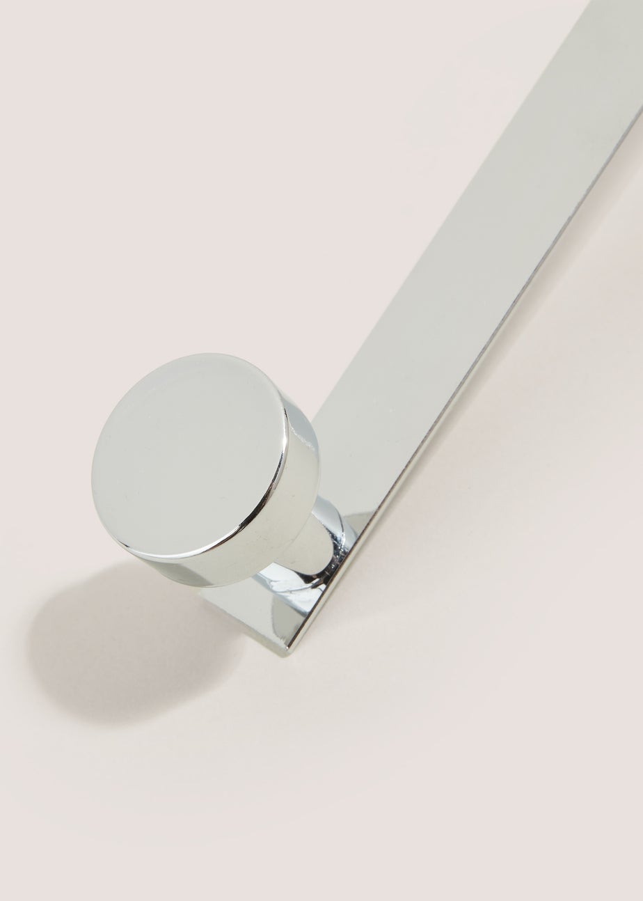 3 Pack Metal Chrome Hooks