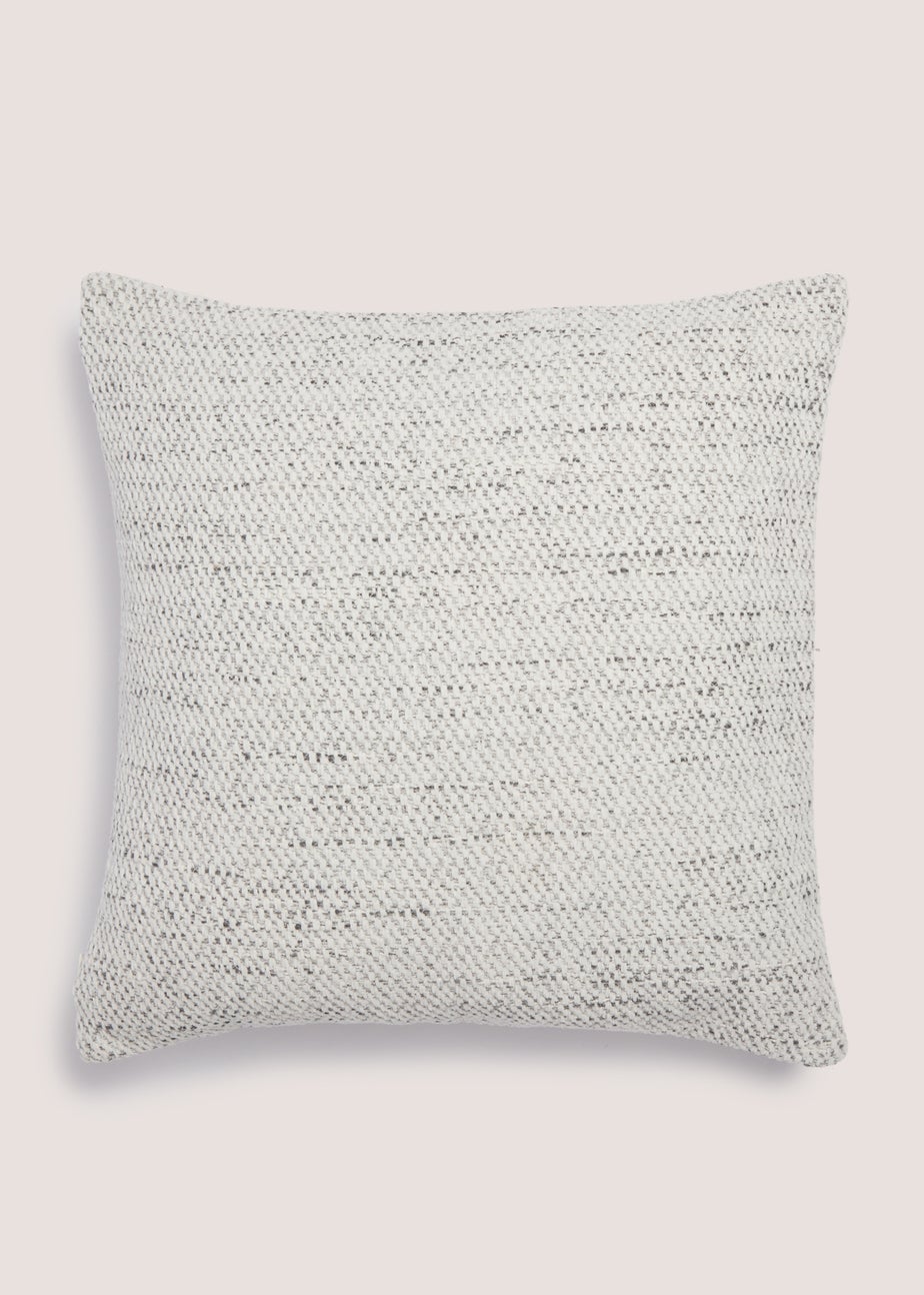 Grey Marl Chenille Cushion