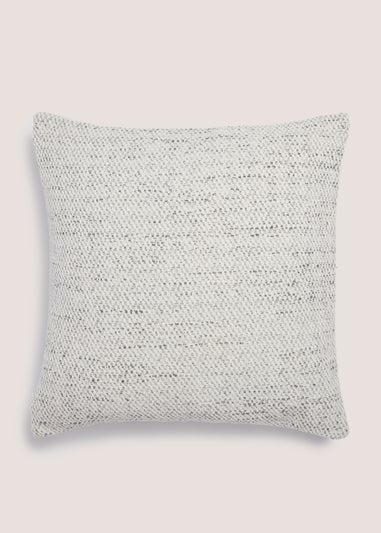 Grey Marl Chenille Cushion