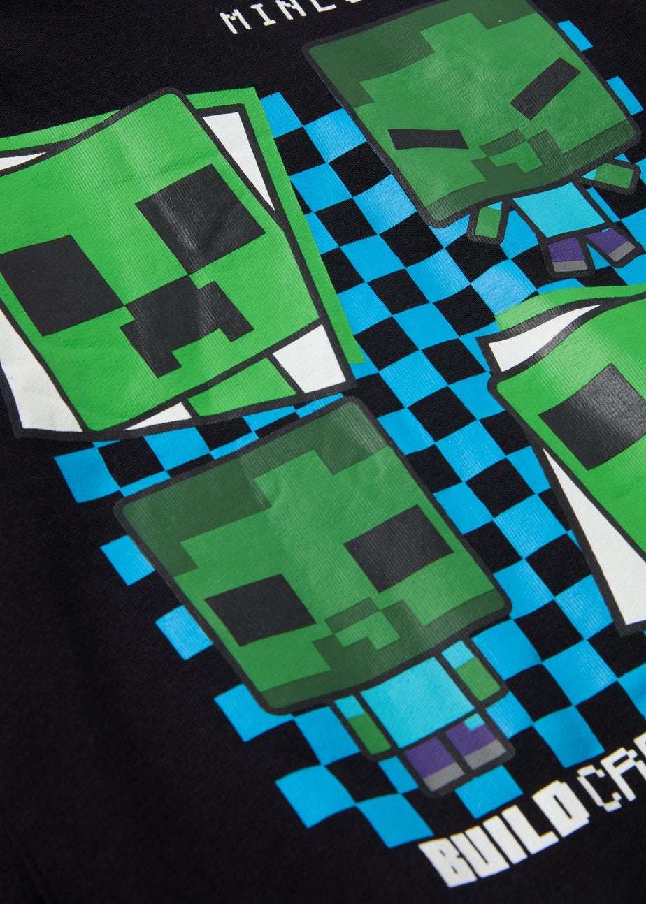 Boys Minecraft Black Hoodie (5-12yrs)