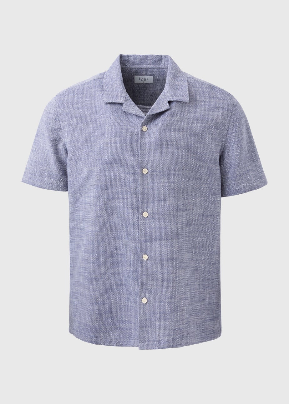 Navy Cheesecloth Shirt