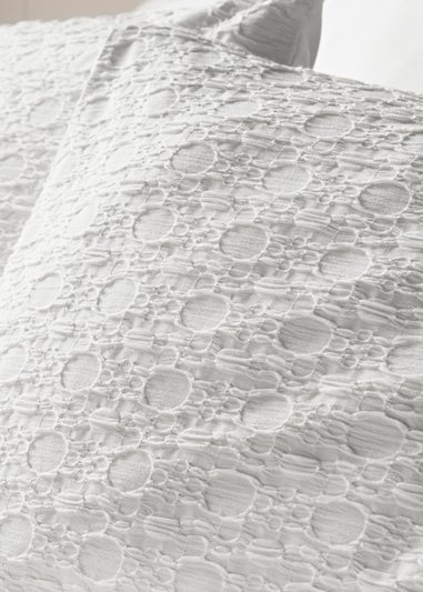 Ivory Circle Jacquard Duvet Set