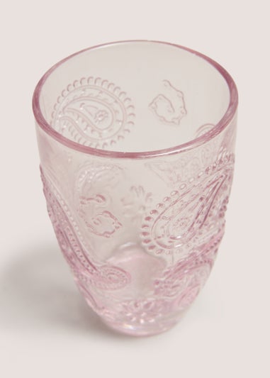 Pink Artisan Embossed Tumbler