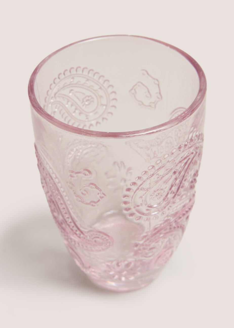Pink Artisan Embossed Tumbler