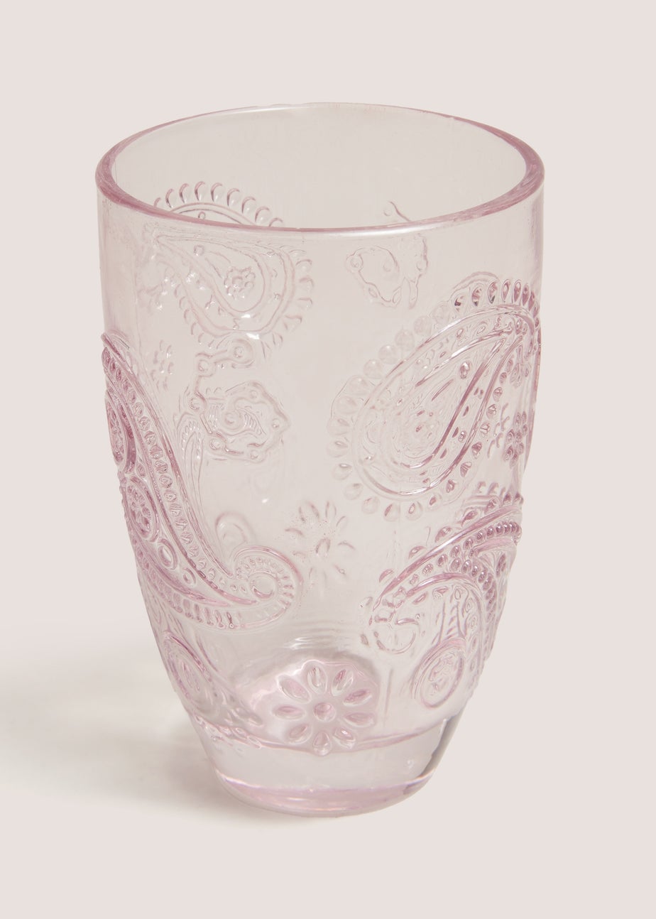 Pink Artisan Embossed Tumbler