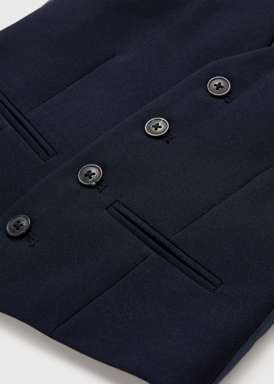 Boys Panama Navy Formal Waistcoat (2-13yrs)