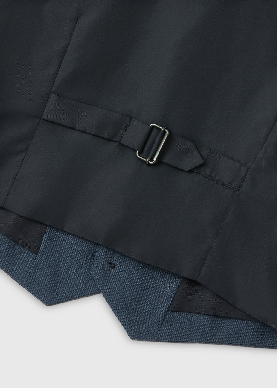 Boys Panama Blue Formal Waistcoat (2-13yrs)