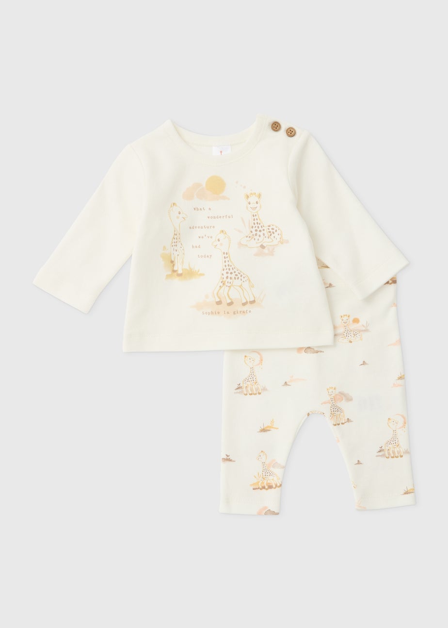 Sophie la Girafe Baby Cream Top & Leggings Set (Newborn-23mths)