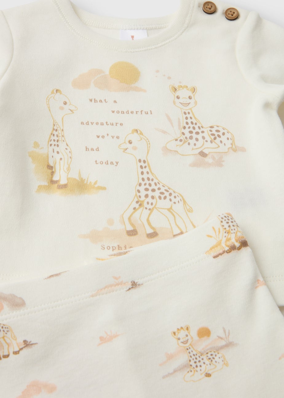 Sophie la Girafe Baby Cream Top & Leggings Set (Newborn-23mths)
