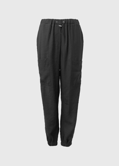 Charcoal Parachute Trousers