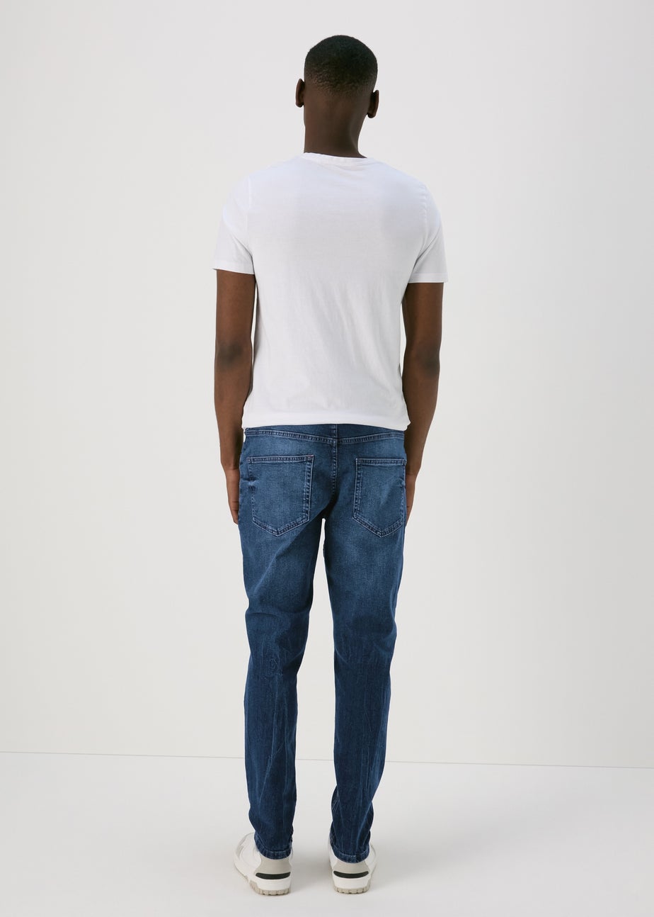 Dark Wash Rip & Repair Jeans