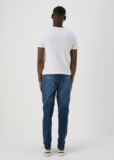 Dark Wash Rip & Repair Jeans