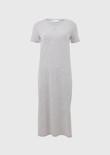 Grey Jersey T-Shirt Dress