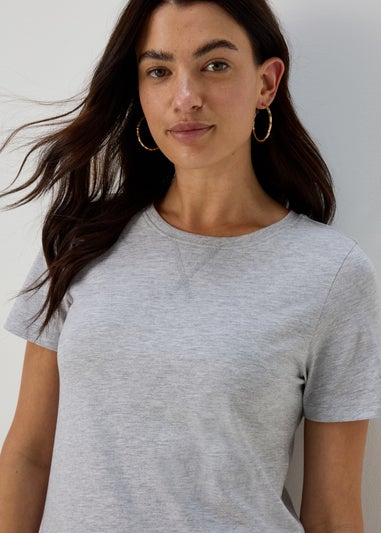 Grey Jersey T-Shirt Dress