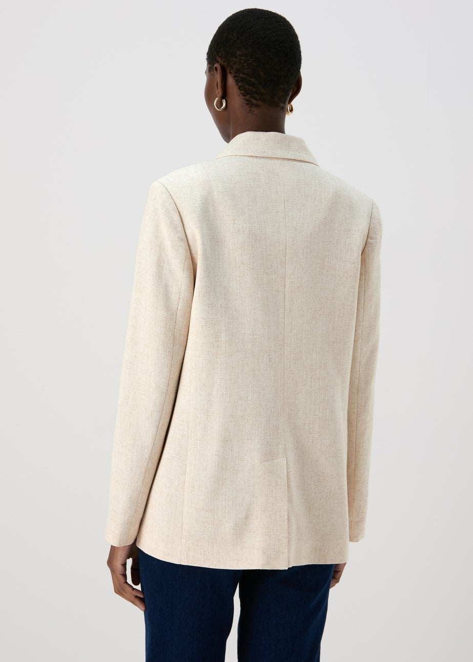 Stone Linen Blazer