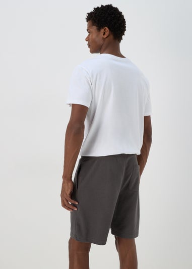 Charcoal Basic Jogger Shorts