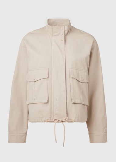 Stone Twill Utility Jacket Matalan