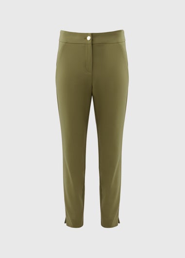 Et Vous Khaki Capri Trousers