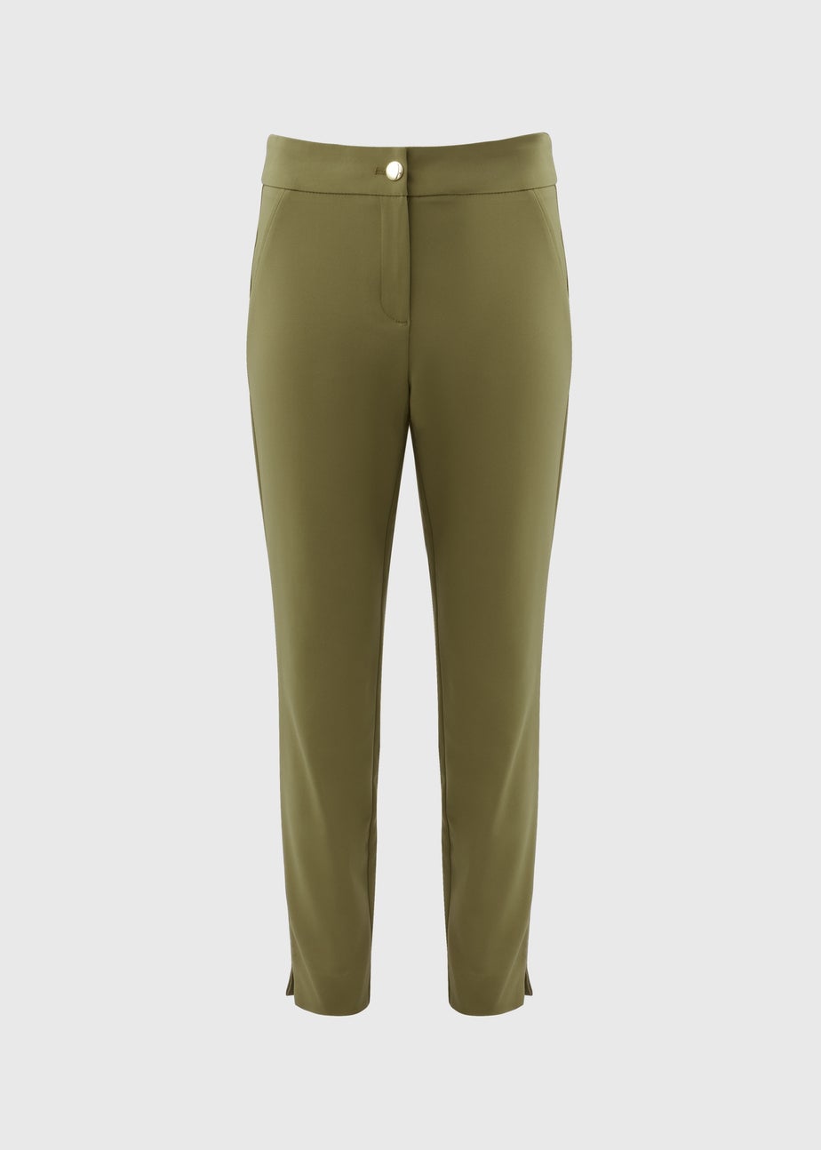 Et Vous Khaki Capri Trousers