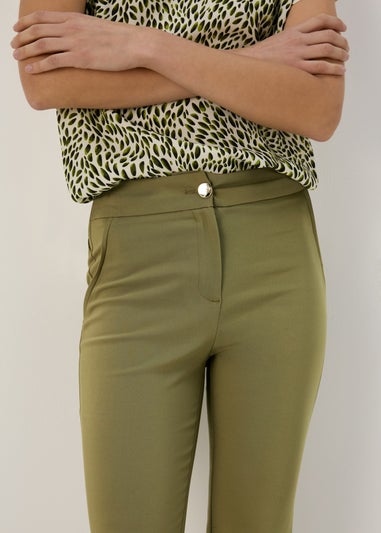 Et Vous Khaki Capri Trousers